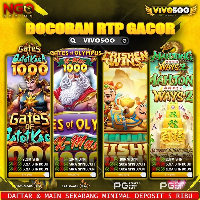 VIVO500 Link Login Alternatif Apk Slot Gacor Deposit 5.000,-